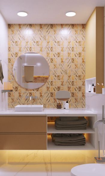 aesthetics, bathroom, interior Wallpaper 1200x2000