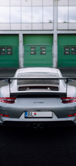 Porsche GT3 RS, sports car Wallpaper 828x1792