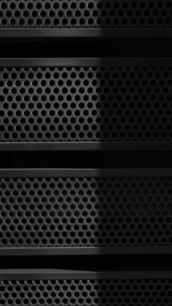 Обои 720x1280 решетка, черный, минимализм