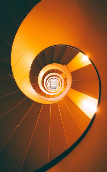 helix, staircase Wallpaper 1752x2800