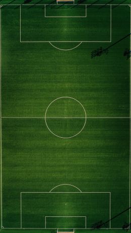 soccer field, top view, green Wallpaper 1440x2560