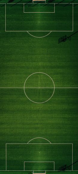 soccer field, top view, green Wallpaper 1440x3200