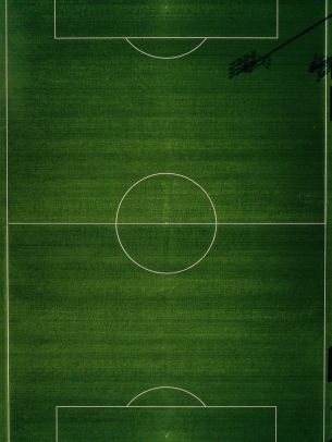 soccer field, top view, green Wallpaper 1620x2160
