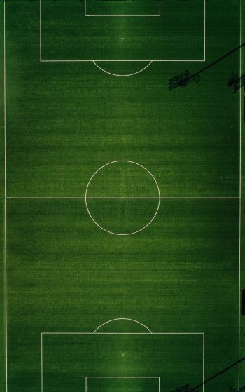 soccer field, top view, green Wallpaper 1752x2800