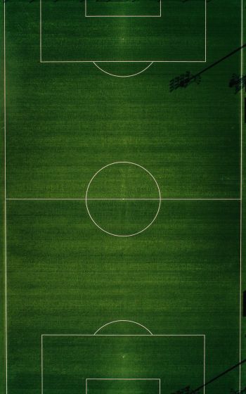 soccer field, top view, green Wallpaper 800x1280