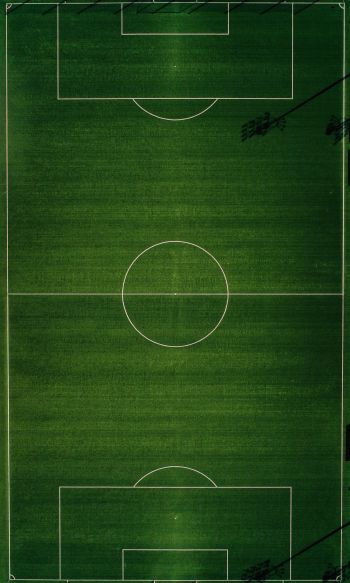soccer field, top view, green Wallpaper 1200x2000
