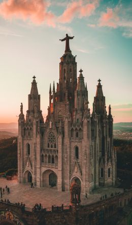 Tibidabo, Barcelona, Spain Wallpaper 600x1024