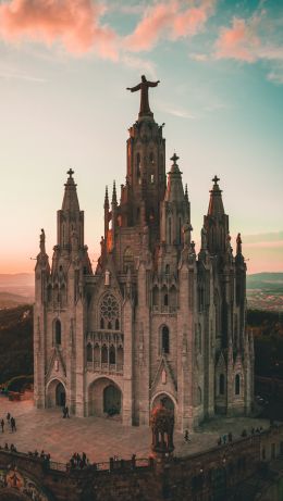 Tibidabo, Barcelona, Spain Wallpaper 640x1136