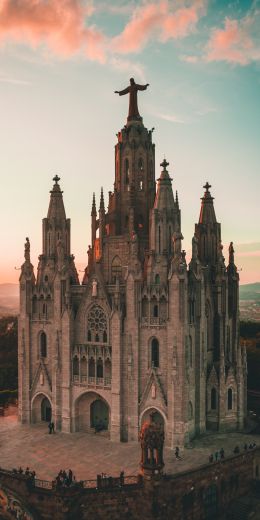 Tibidabo, Barcelona, Spain Wallpaper 720x1440