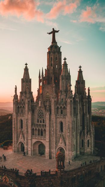 Tibidabo, Barcelona, Spain Wallpaper 640x1136