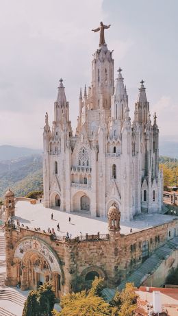 Tibidabo, Barcelona, Spain Wallpaper 640x1136