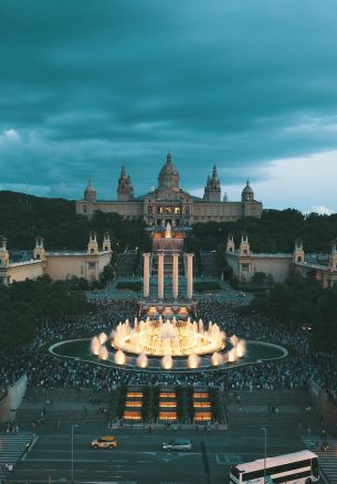 Montjuic, Barcelona, Spain Wallpaper 1640x2360