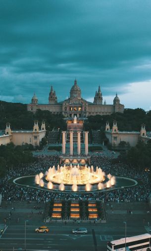 Montjuic, Barcelona, Spain Wallpaper 1200x2000