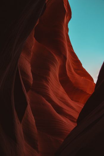 canyon, valley, brown Wallpaper 640x960