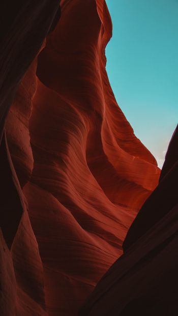 canyon, valley, brown Wallpaper 640x1136