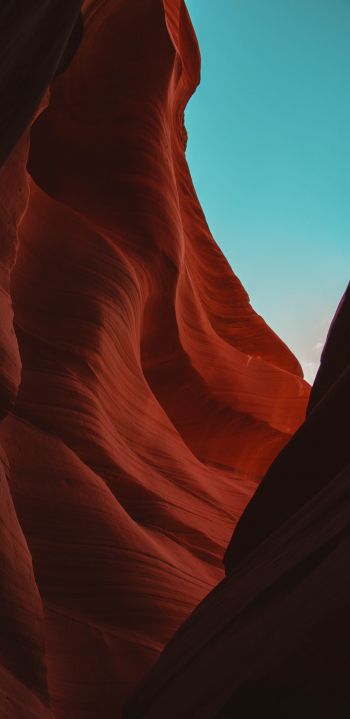 canyon, valley, brown Wallpaper 1440x2960