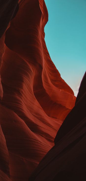 canyon, valley, brown Wallpaper 1080x2280