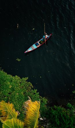 Alappuža, Kerala, India, adventure, leisure Wallpaper 600x1024