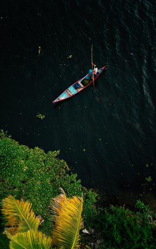 Alappuža, Kerala, India, adventure, leisure Wallpaper 1752x2800