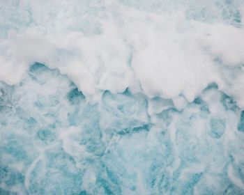 Norway, blue water, foam, sea Wallpaper 1280x1024