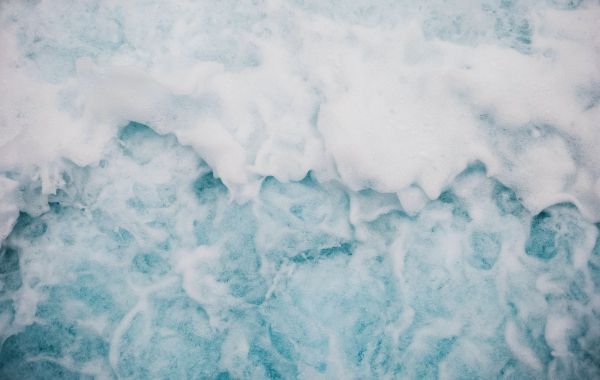 Norway, blue water, foam, sea Wallpaper 6000x3809