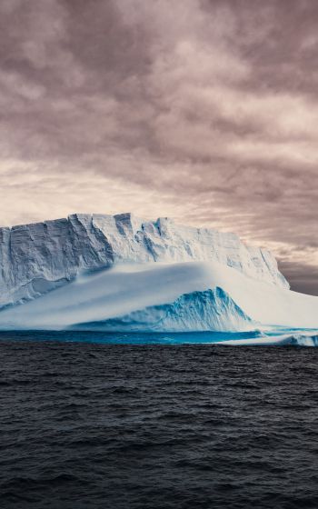 Обои 800x1280 Антарктида, лед, айсберг