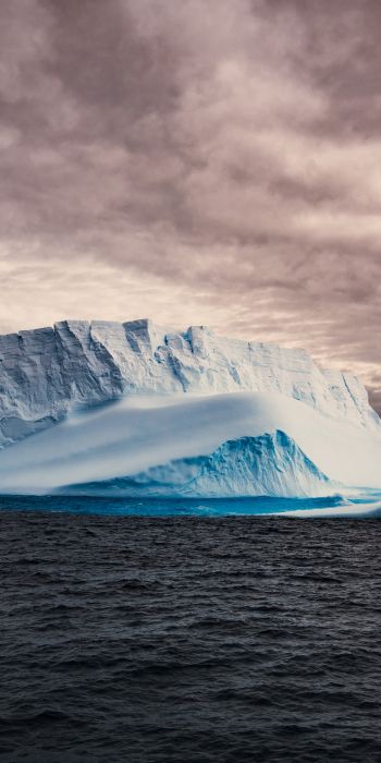 Обои 720x1440 Антарктида, лед, айсберг