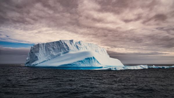 Antarctica, ice, iceberg Wallpaper 3840x2160