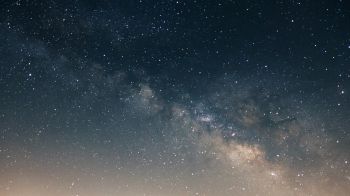Spain, night, sky, milky way Wallpaper 1366x768