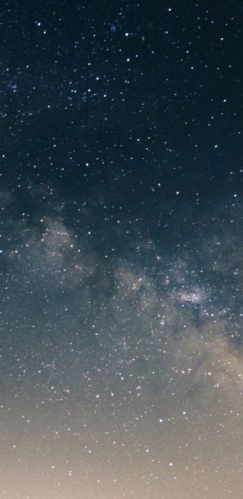 Spain, night, sky, milky way Wallpaper 1440x2960