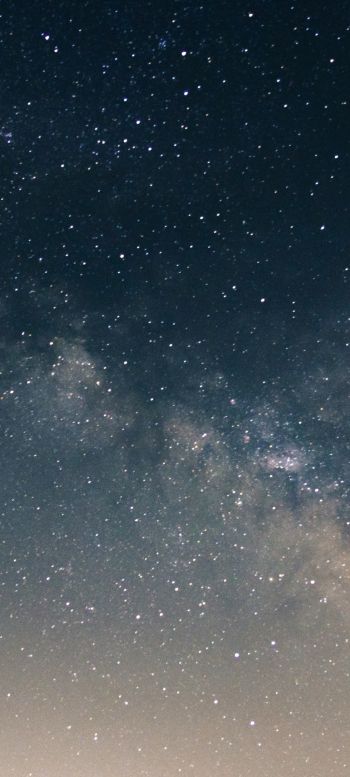 Spain, night, sky, milky way Wallpaper 1080x2400