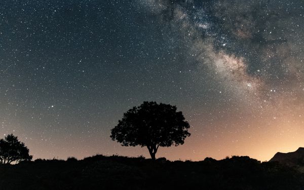 Spain, astro, milky way Wallpaper 1920x1200