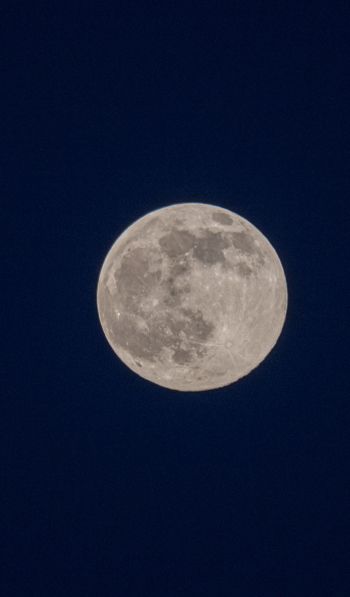 full moon, night, sky Wallpaper 600x1024