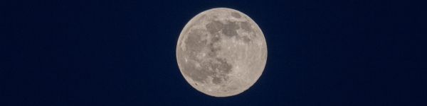 full moon, night, sky Wallpaper 1590x400