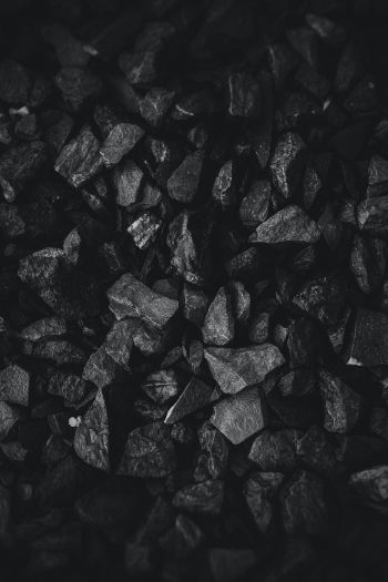 coal, black and white, black wallpaper Wallpaper 640x960