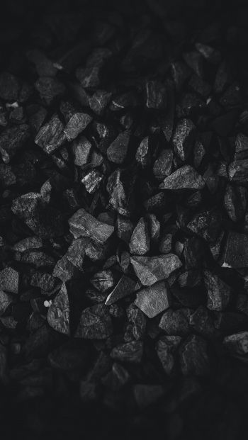 coal, black and white, black wallpaper Wallpaper 640x1136