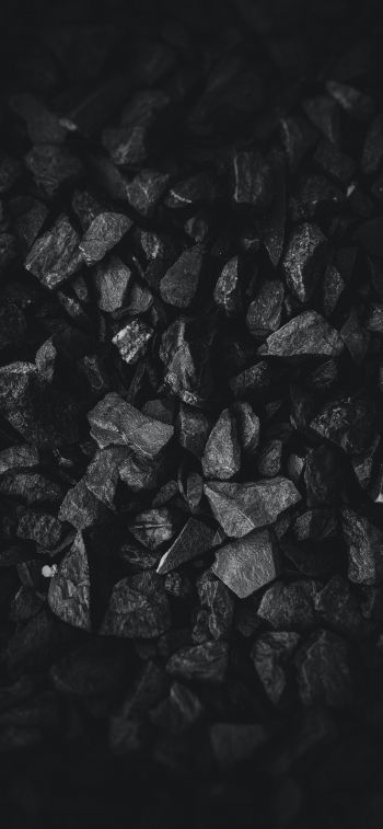 coal, black and white, black wallpaper Wallpaper 1284x2778