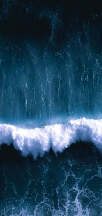 sea wave, sea Wallpaper 1080x2280
