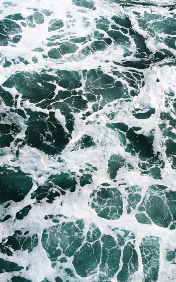 sea foam, sea Wallpaper 800x1280