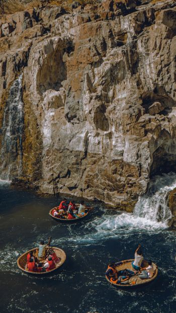 river, India, travel, mountains, river rafting Wallpaper 750x1334