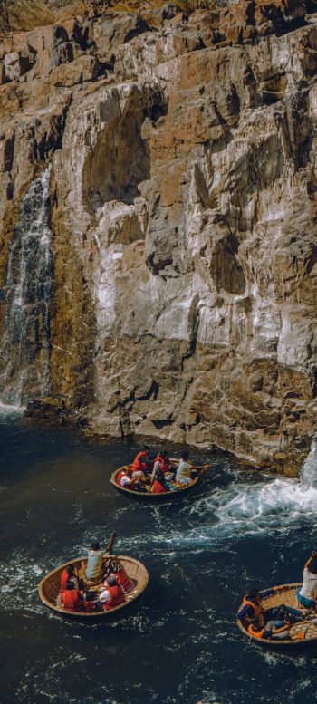 river, India, travel, mountains, river rafting Wallpaper 720x1600