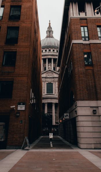 London, Great Britain, street photography, construction Wallpaper 600x1024