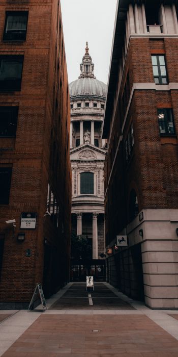 London, Great Britain, street photography, construction Wallpaper 720x1440