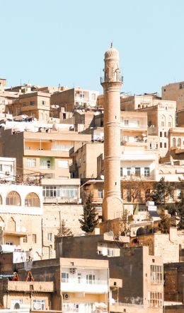 Mardin, Turkey, buildings, construction Wallpaper 600x1024