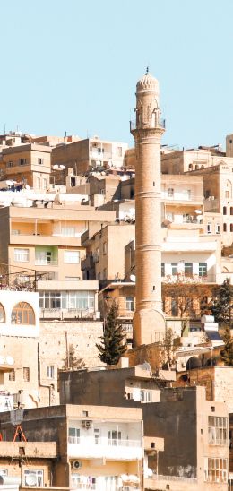 Mardin, Turkey, buildings, construction Wallpaper 720x1520