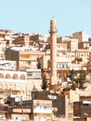 Mardin, Turkey, buildings, construction Wallpaper 1668x2224