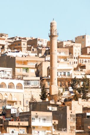 Mardin, Turkey, buildings, construction Wallpaper 640x960