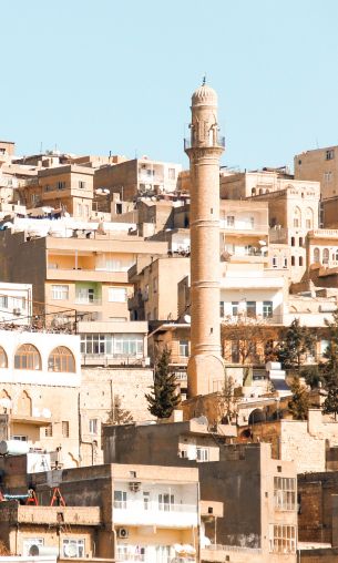 Mardin, Turkey, buildings, construction Wallpaper 1200x2000