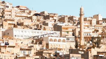 Mardin, Turkey, buildings, construction Wallpaper 1600x900