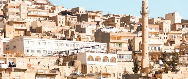 Mardin, Turkey, buildings, construction Wallpaper 2560x1080